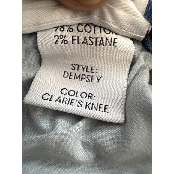 Boyish Dempsey Clairs Knee button fly frayed hem jeans blue denim size 25 - Picture 11 of 11